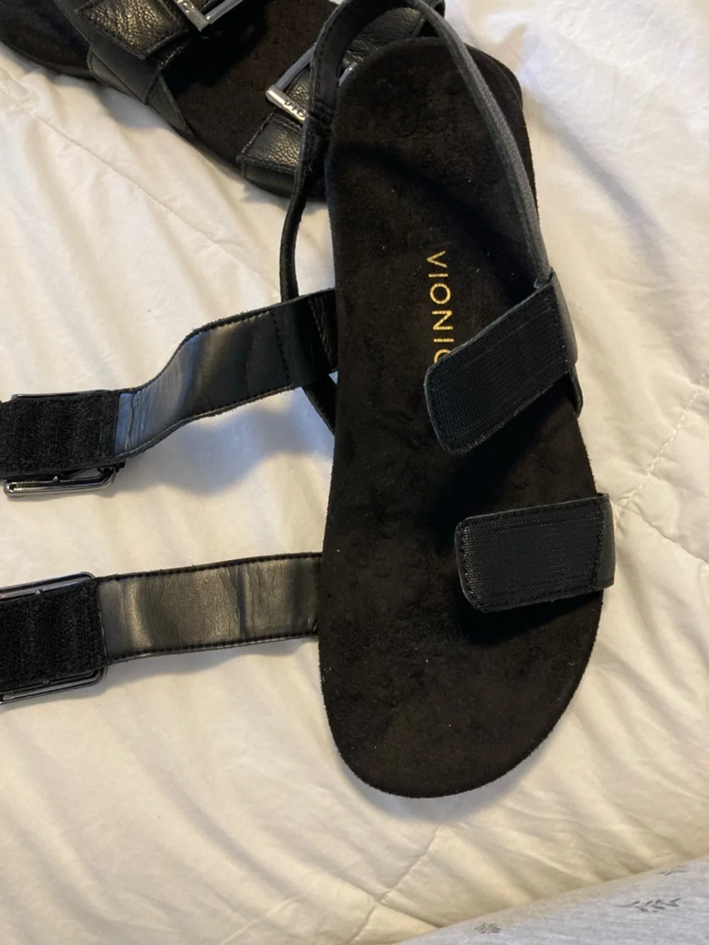Vionic Reese Black Buckle Slingback Sandals size 10-never worn - Picture 5 of 6
